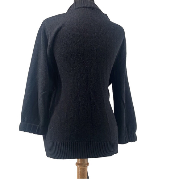 Vince tie front cardigan sweater cashmere cotton blend luxury minimalist sz sm - Picture 3 of 12